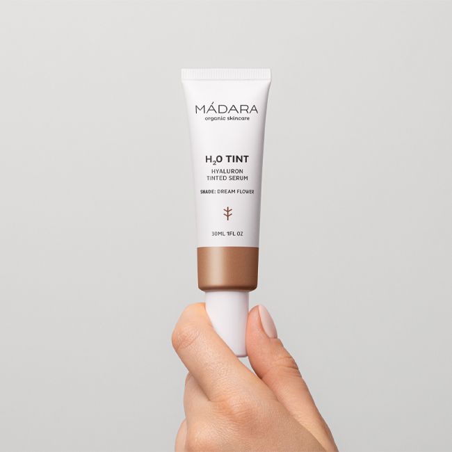 Madara Cosmetics' #5 Dream Flower H2O Tinted Organic Cream with Hyaluronic Acid Lifestyle