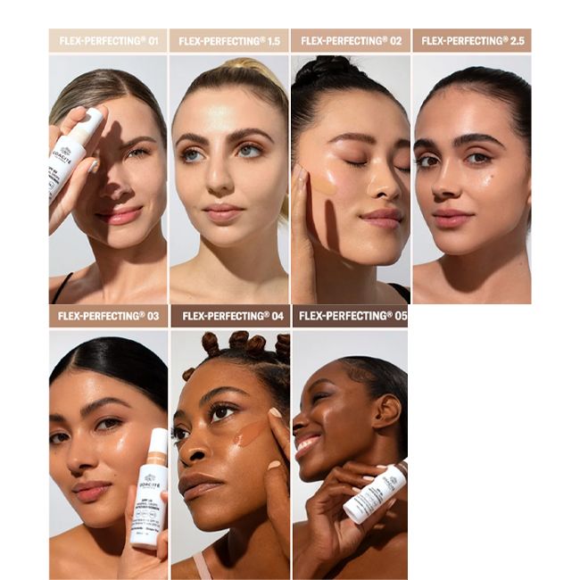 Odacité's mineral Drops tinted sunscreen Shades