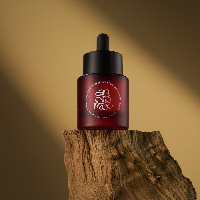 Huile visage naturelle Prune + Bakuchiol Andromée Lifestyle
