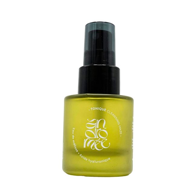 Lotion tonique bio à l'eau de Mélisse + Acide Hyaluronique Andromée
