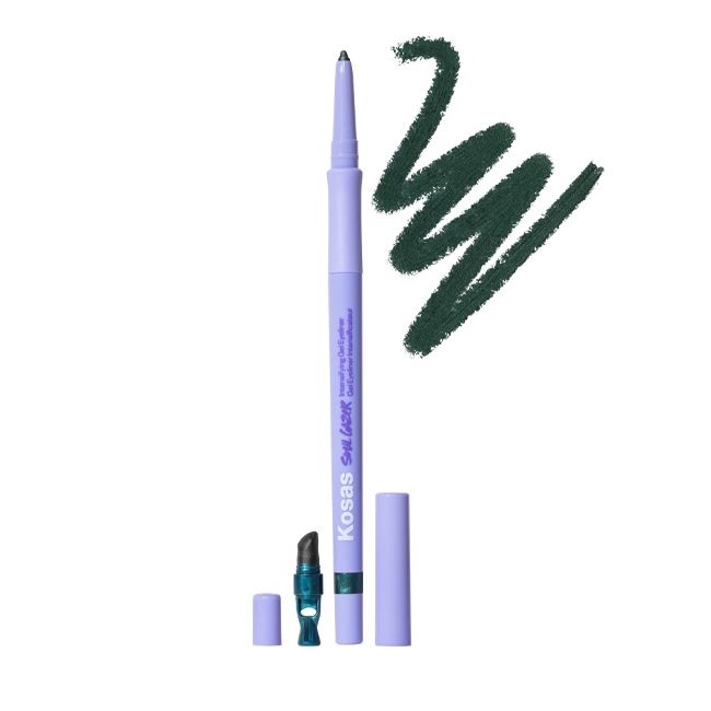 Kosas's Soulgazer Intensifying gel Eternal natural eyeliner Application