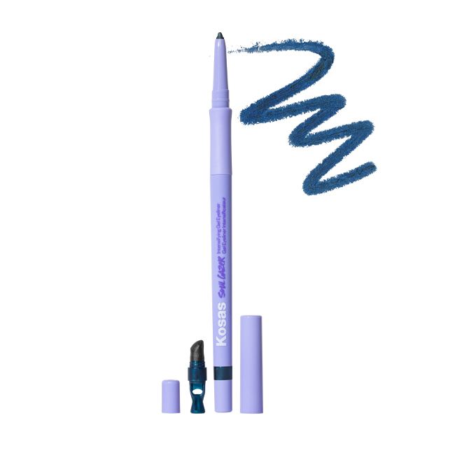 Kosas's Soulgazer Intensifying gel Hypnotize natural eyeliner Application