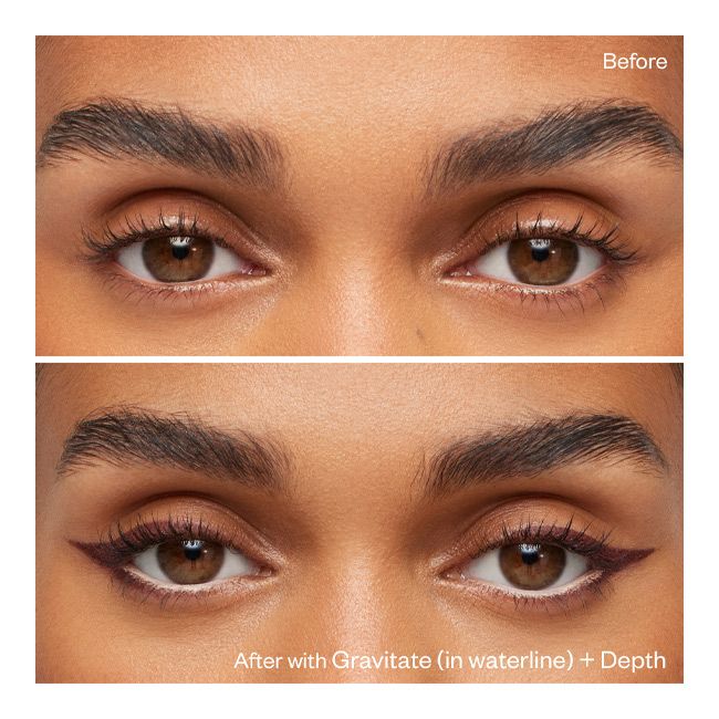 Kosas's Soulgazer Intensifying gel Gravitate natural eyeliner Beauty