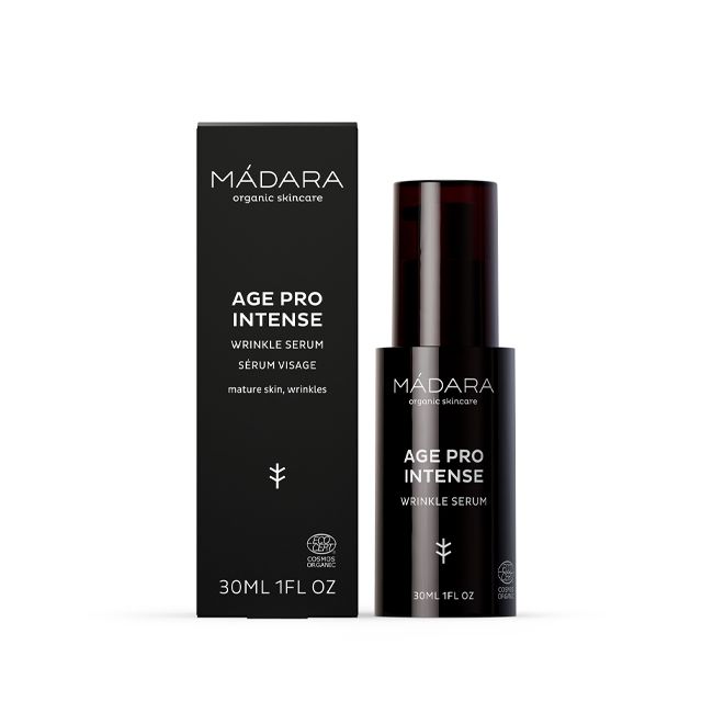 Madara Cosmetics' Age Pro Renew Intense Wrinkle anti-aging serum Packaging
