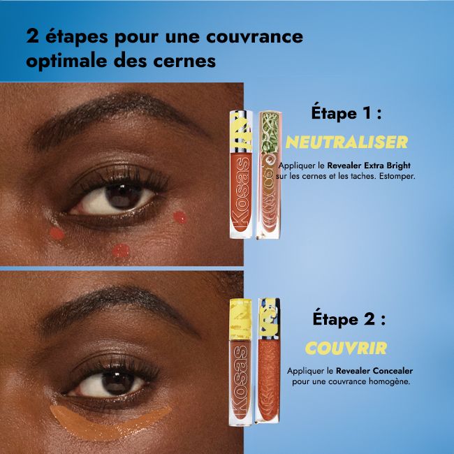 Correcteur de couleur Revealer Extra Bright Supernatural Kosas Etapes