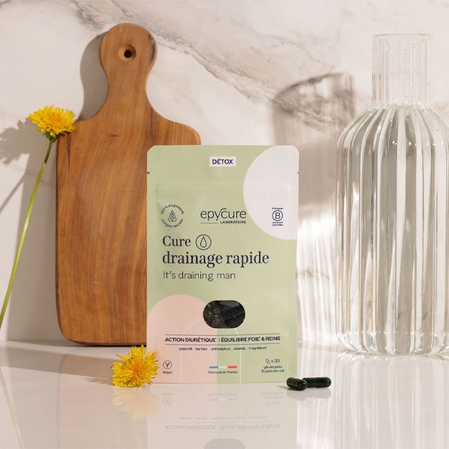 Complément alimentaire naturel Gélules Cure Drainage Rapide Epycure Lifestyle