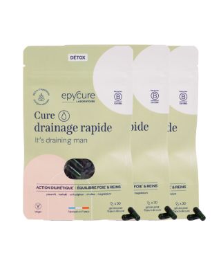 Rapid drainage cure