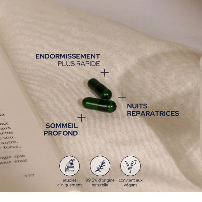 Epycure's Sleep food supplement capsules Cure Sommeil réparateur Benefits