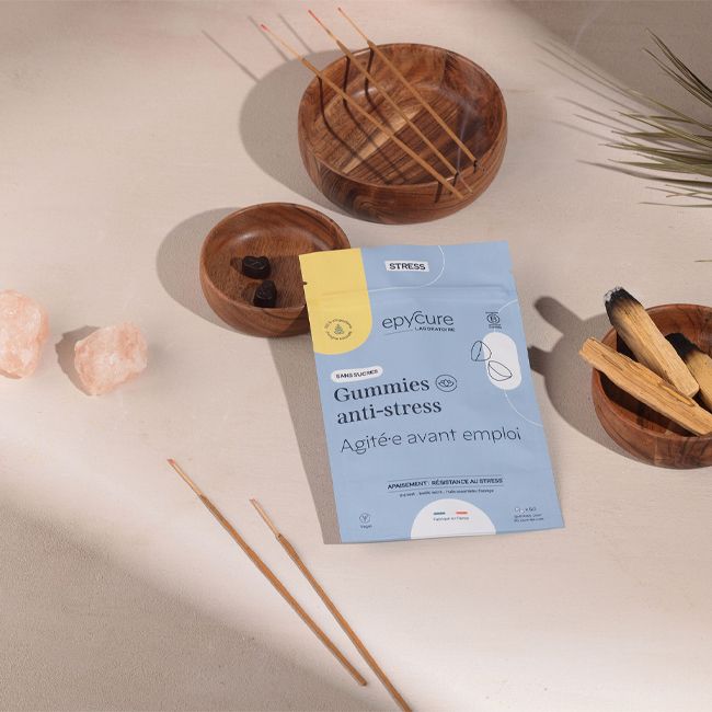 Epycure's Gummies Anti-Stress Cure sugar-free Natural food supplement Lifestyle