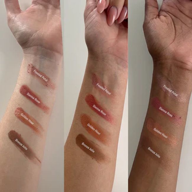 Odacité's Color balm SPF 50 Pack Swatches