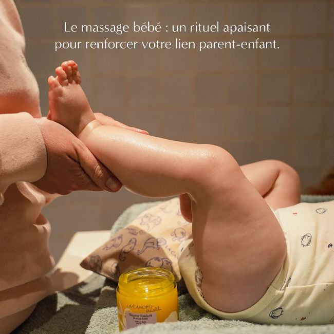 Baume Hydratant Bio fondant maman bébé La Canopée Mannequin