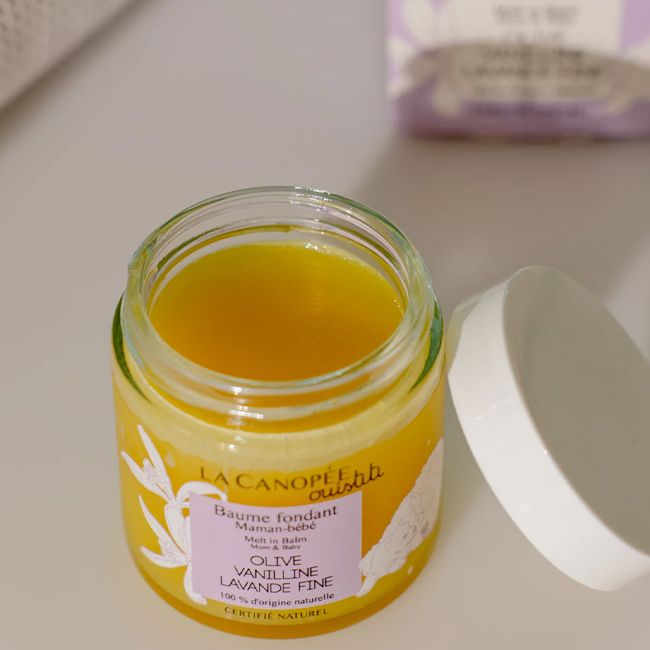 Baume Hydratant Bio fondant maman bébé La Canopée Texture
