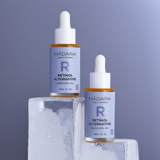 Huile visage naturelle au bakuchiol Retinol Alternative Madara Cosmétiques Lifestyle
