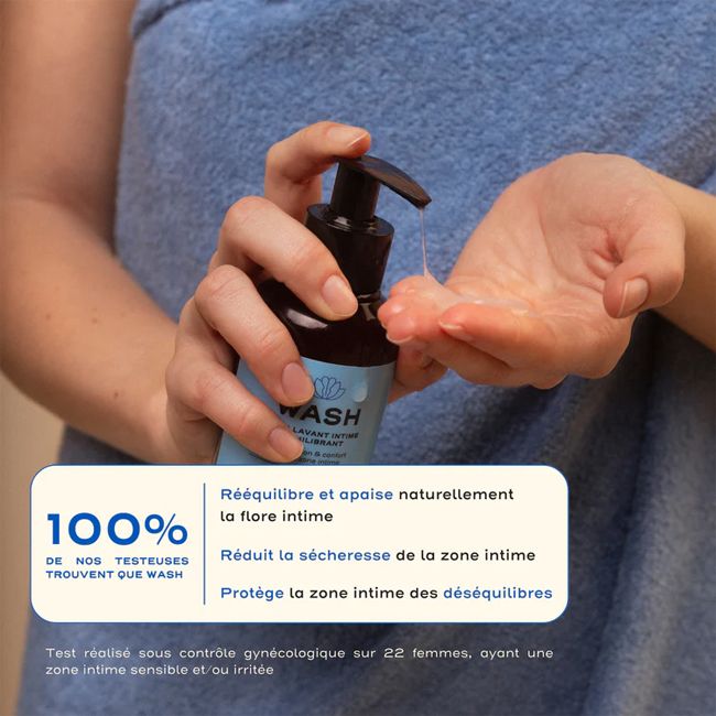 Nettoyant intime naturel équilibrant et protecteur WASH Circles Cosmétique