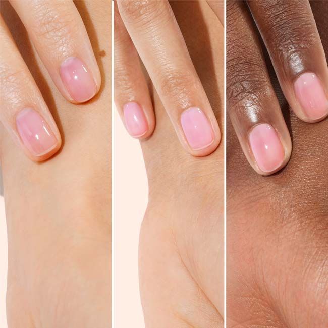 Manucurist's Blueberry Active Glow nail polish Application