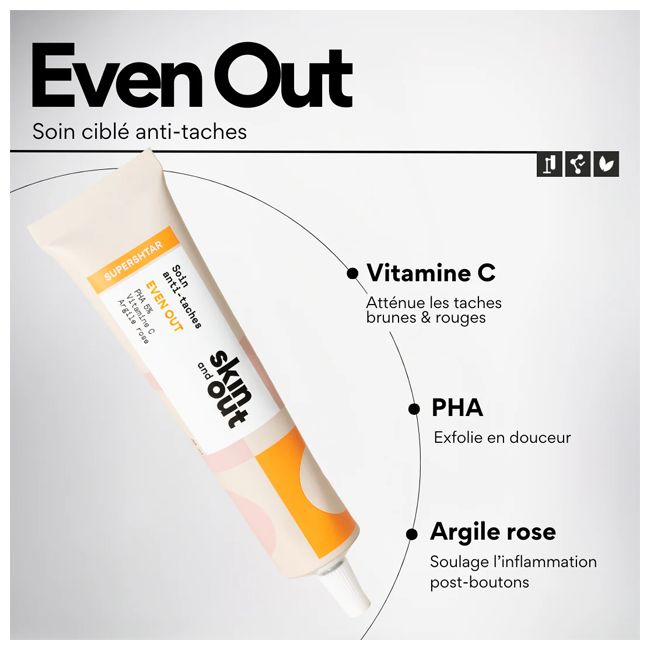 Soin anti-imperfections EVENT OUT anti-taches Skin & Out Bienfaits