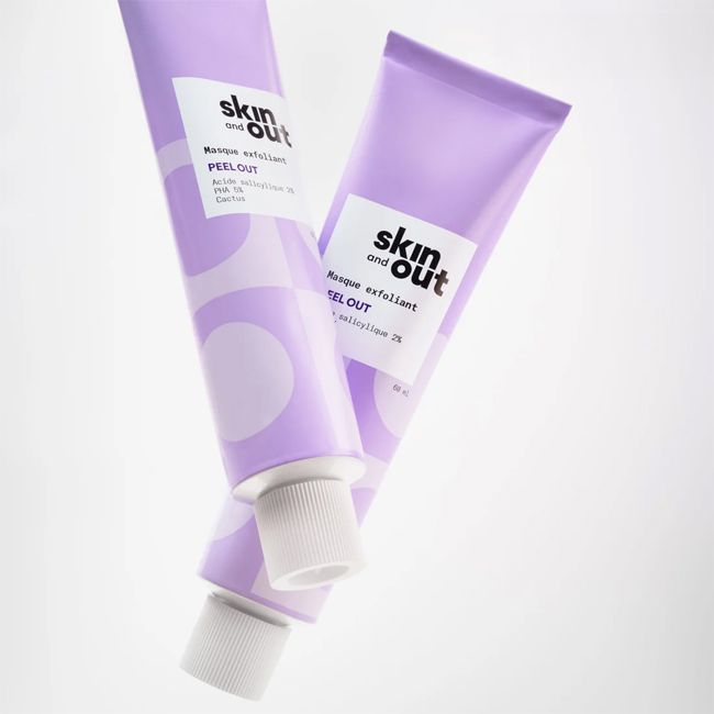 Masque visage bio exfoliant PEEL OUT Skin & Out Lifestyle