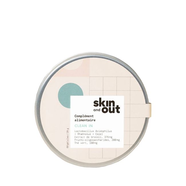 Skin & Out's CLEAN IN cleanser Natural food supplement