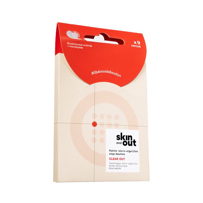 Patch anti-boutons micro aiguilles CLEAR OUT Skin & Out