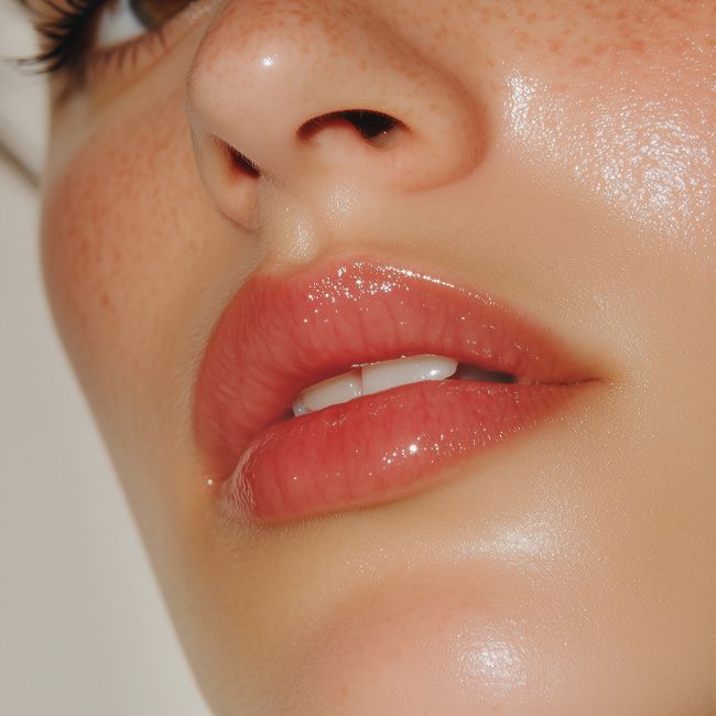 Absolution's Tinted Love lip oil Application