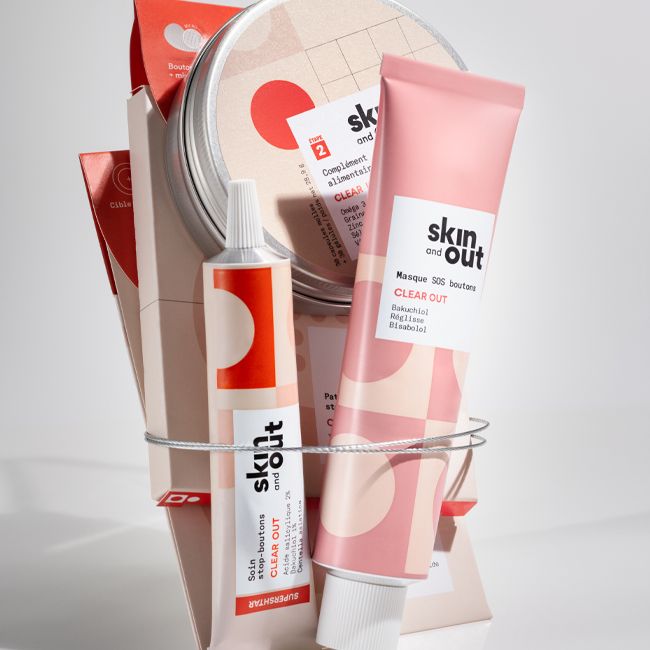 Skin & Out's Clear Out SOS Pimples natural face mask Routine