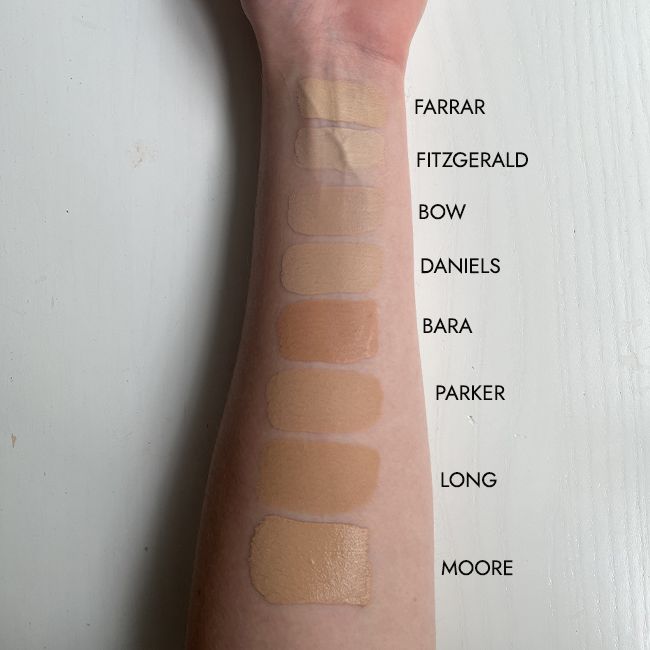 Fond de teint naturel No Doubt Natural Foundation Hiro Cosmetics Swatch