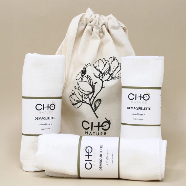 CHO Nature's Cleansing muslin - Pack of 3 Packaging