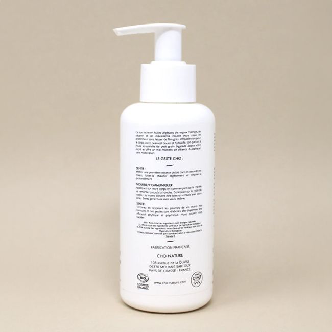 CHO Nature's Moisturizing body milk Packaging