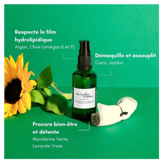 Les Huilettes' Mon Huilette Cleanse Organic cleansing oil Cosmetic