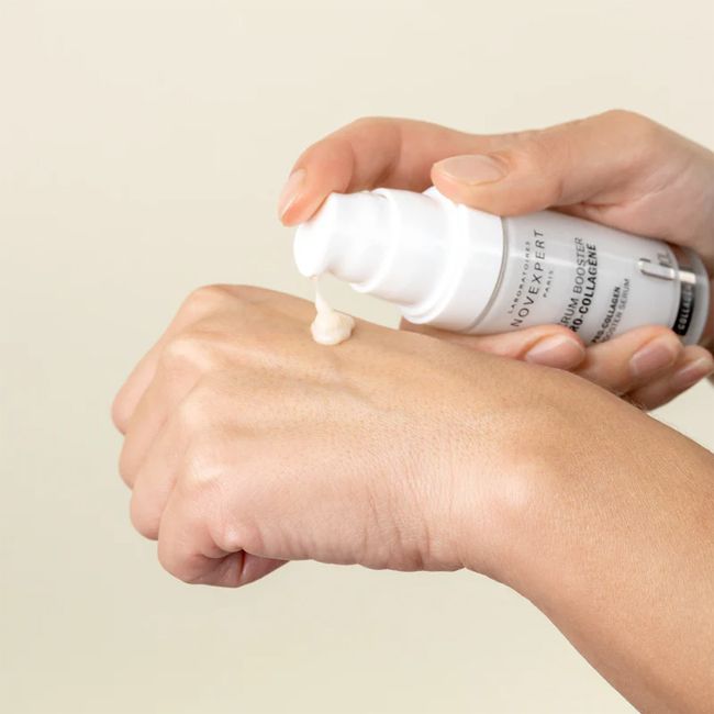 Novexpert's Booster Pro-Collagen natural face serum Application