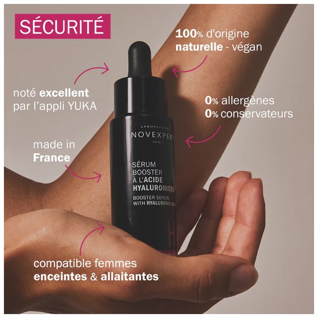 Sérum Booster à l'Acide Hyluronique Novexpert Bienfaits