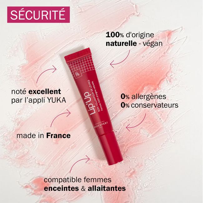 Baume à lèvres bio Lip'Up Novexpert Bienfaits