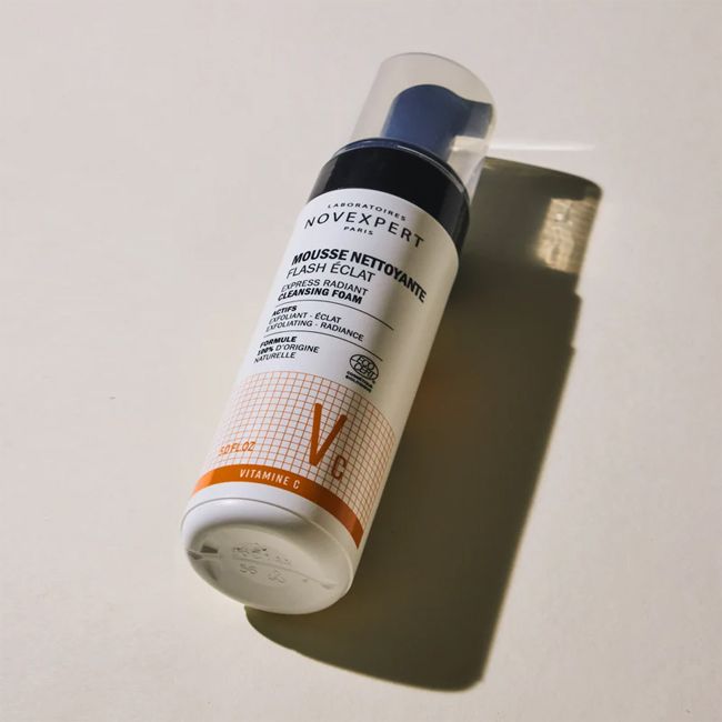 Mousse nettoyante Flash Eclat Novexpert Packshot