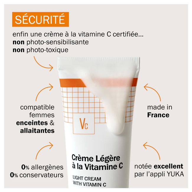 Crème Légère à la Vitamine C Novexpert Bienfaits