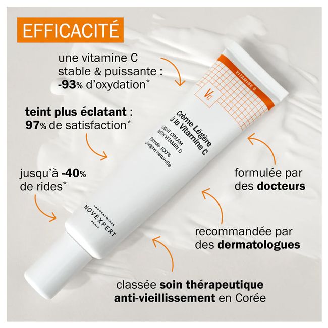 Crème Légère à la Vitamine C Novexpert Cosmétique