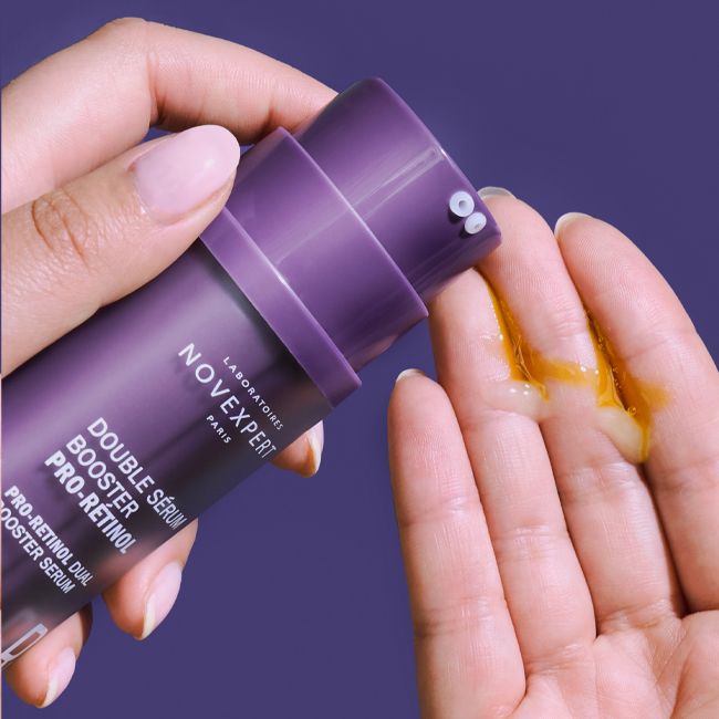 Sérum visage naturel Double Sérum Booster Pro- Rétinol Novexpert Packshot
