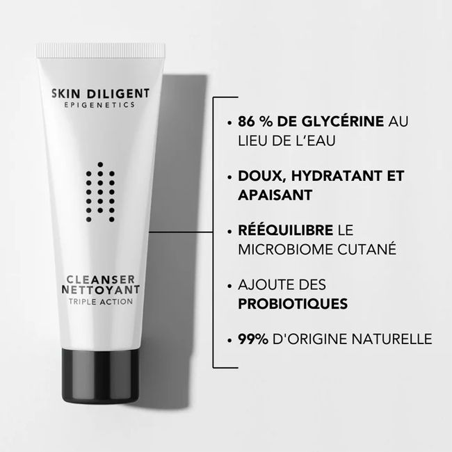 Nettoyant visage naturel Triple Action Skin Diligent Bienfaits