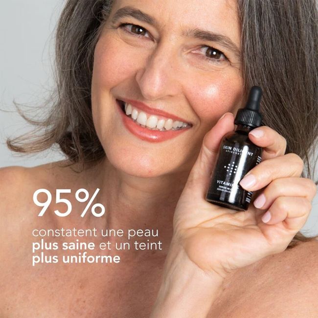 Sérum visage naturel huile Vitamine C Skin Diligent Mannequin