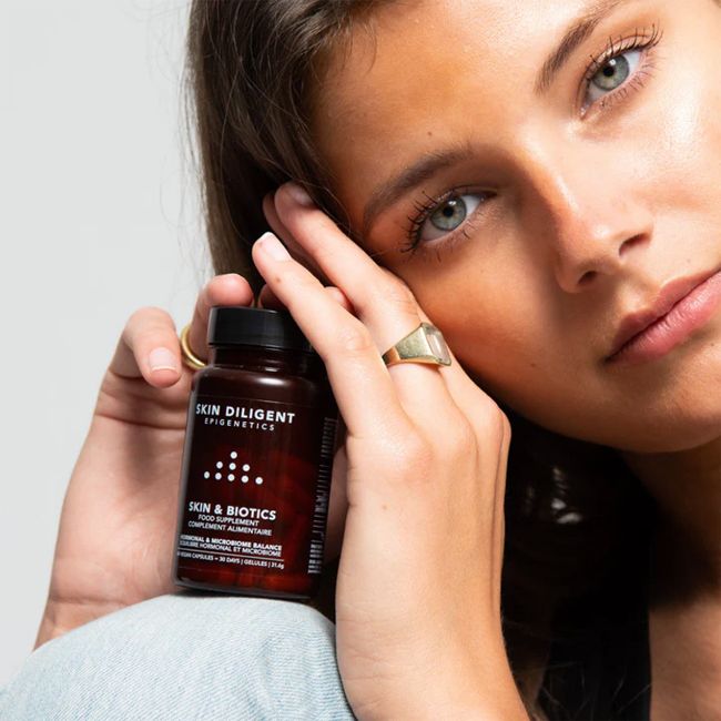 Skin Diligent's Skin & Biotics Probiotic Dietary Supplement Beauty