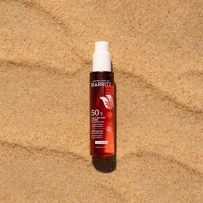 Huile solaire invisible SPF50 Laboratoires de Biarritz Lifestyle