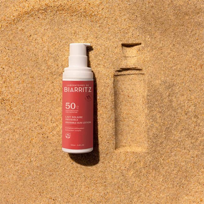 Crème solaire bio Lait solaire invisible SPF50 Laboratoires de Biarritz Lifestyle