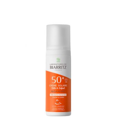 Organic sunscreen cream for children SPF50+  - 100ml