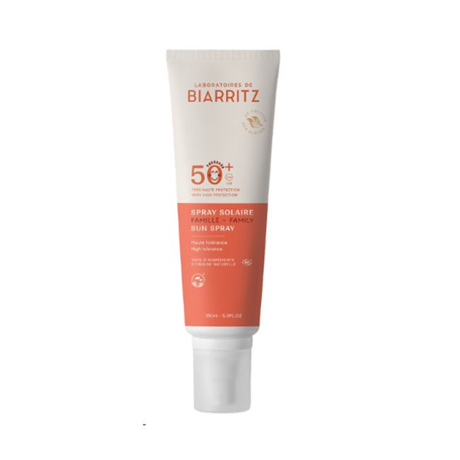 Crème solaire Famille en spray SPF 50+ Alga Maris Laboratoires de Biarritz