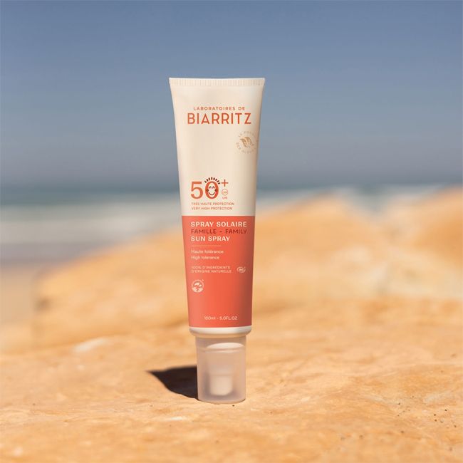 Crème solaire Famille en spray SPF 50+ Alga Maris Laboratoires de Biarritz Lifestyle