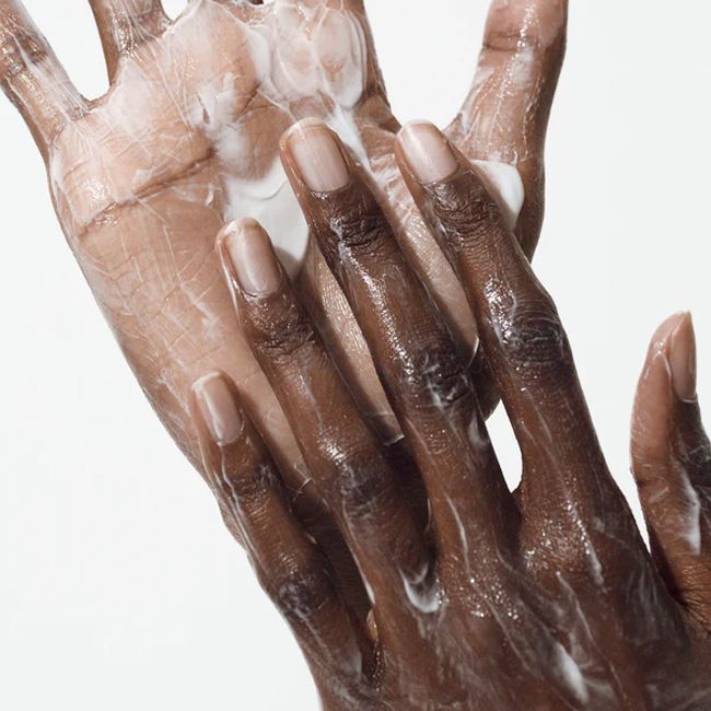 Koba Skincare's Touch Me organic Hand Cream Application