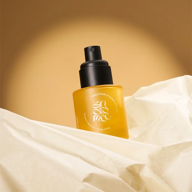 Huile pour le corps Abricot + Ylang ylang Andromée Lifestyle