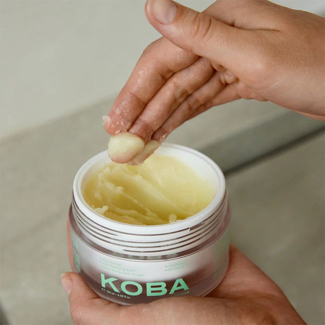 Koba Skincare's Safou Sorbet Cleansing Balm Texture