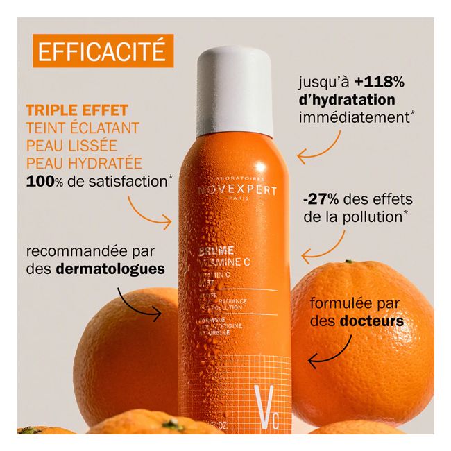 Brume visage Vitamine C Novexpert Bienfaits