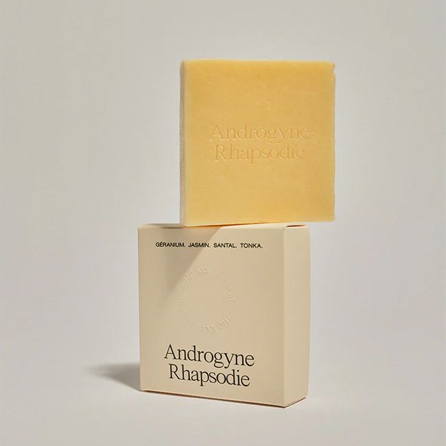 Savon naturel solide crémeux Androgyne Rhapsodie Refeel Packaging