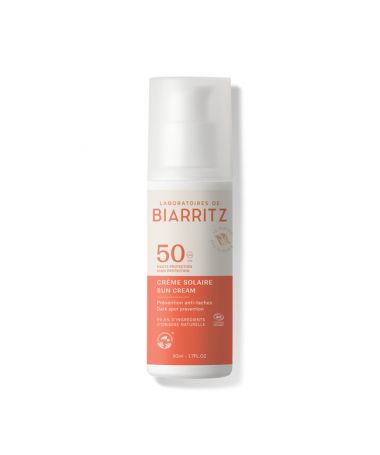 Crème solaire bio visage SPF50 - 50ml